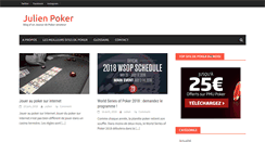 Desktop Screenshot of julienpoker.com